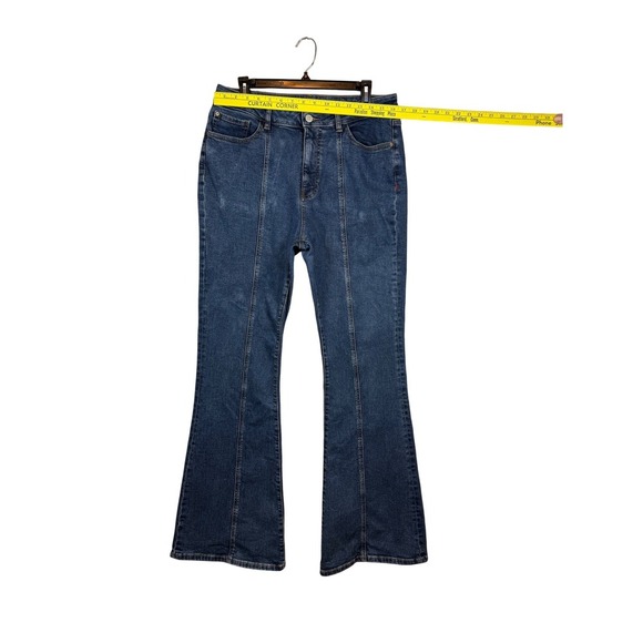 WARP & WEFT MIA Miami Flare, Prescott, Dark Wash, Size 14/32 - Picture 3 of 11